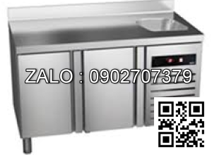 BÀN MÁT INOX SALAD ASBER GVL-225