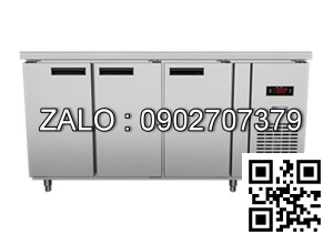 BÀN MÁT INOX 3 CÁNH NGĂN KÉO 417 LÍT FURNOTEL FRUC-8-6