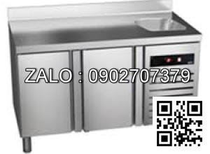 BÀN MÁT INOX NGĂN KÉO ASBER 259 LÍT GTP-6-250-08