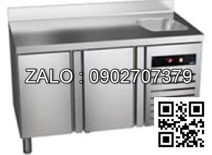 BÀN MÁT INOX NGĂN KÉO ASBER 157 LÍT GTP-7-180-06