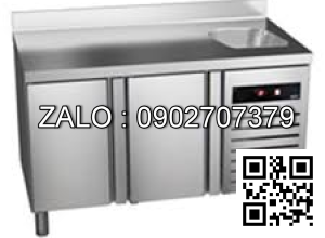 BÀN MÁT INOX NGĂN KÉO ASBER 270 LÍT GTP-7-225-32