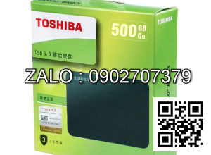 Box HDD Toshiba Canvio Basics 500GB 2.5’’ USB 3.0 Công Ty