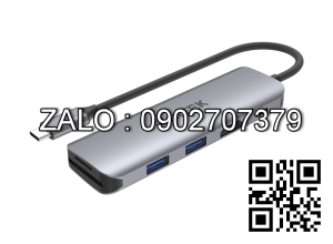 Cable TypeC --> Usb3.0/Hdmi/TF/SD+PD 100W Unitek H1107D