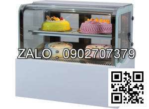 TỦ TRƯNG BÀY BÁNH KEM KÍNH VUÔNG ĐỂ BÀN RATIOX SCFD-090