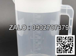 Xô nhựa chia vạch có nắp loại 500ml