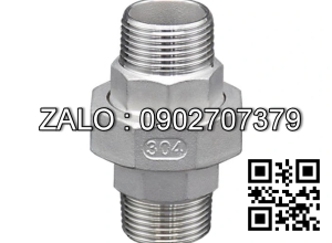 Rắc co thép đen ren ngoài 168