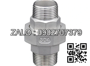 Rắc co thép đen ren ngoài 27