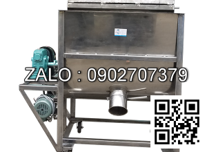 Máy trộn nguyên liệu nằm ngang Inox MTI-01