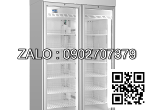 Tủ mát 2 cánh kính Heli HYC-L660