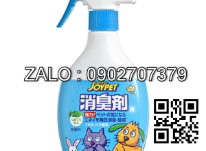 Xịt Khử Mùi Diệt Khuẩn Joypet Cho Chó Mèo 400ml (Nhật)