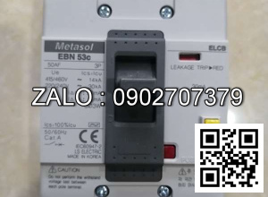 Aptomat chống giật LS ELCB 3P 20A 14kA EBN53c