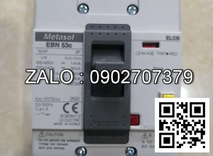 Aptomat chống giật LS ELCB 3P 50A 14kA EBN53c