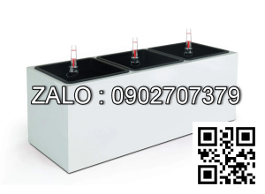 Chậu composite chữ nhật D60xR20xC20 Cm