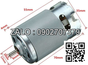 Motor 550 12v - Motor 12v Công Suất Cao Chuyên Cho Máy Pin 12V