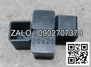 Nút cao su bọc chân ghế vuông 20x20mm