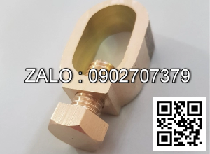 Kẹp tiếp địa giữa cọc đồng và cáp đồng