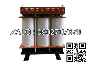Biến áp tự ngẫu 3P 380V/200-220V -15KVA-Dây Đồng - Nhản hiệu : SANDA HD