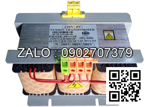 Biến áp 3P 380V ra 1P 220V-3KVA - Nhản hiệu : HANSINCO