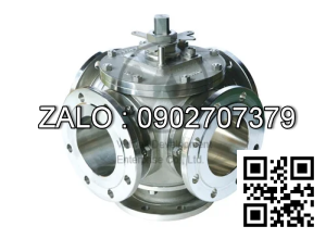 Van bi Inox lắp ren 5 ngã DN50