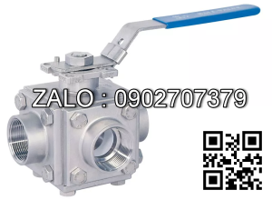 Van bi Inox 4 ngã DN8