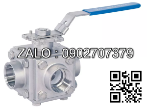 Van bi Inox 4 ngã DN30