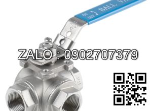 Van bi Inox ren trong ỏ giữa 4 ngã DN40