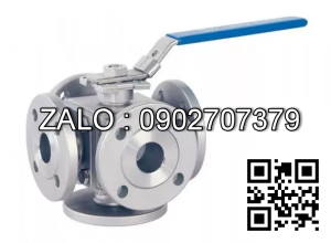 Van bi nhựa PVC ren ngoài 5 ngã DN10