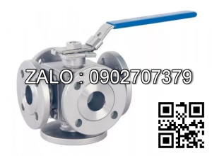 Van bi nhựa PVC ren ngoài 5 ngã DN15