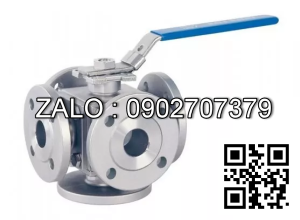 Van bi nhựa PVC ren ngoài 5 ngã DN50