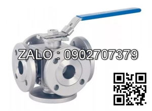 Van bi nhựa PVC ren ngoài 5 ngã DN100