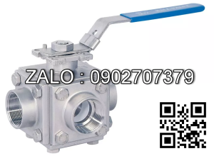 Van bi nhựa PVC ren trong 5 ngã DN100