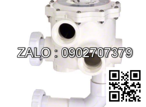 Van bi nhựa PVC ren trong và ren ngoài 4 ngã DN35