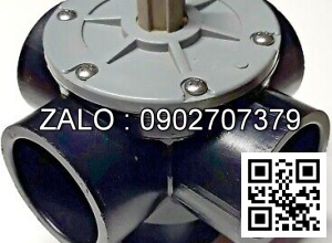 Van bi nhựa PVC ren ngoài ỏ giữa 4 ngã DN30