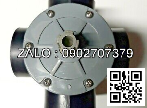 Van bi nhựa PVC ren ngoài ỏ giữa 4 ngã DN33