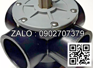 Van bi nhựa PVC ren ngoài ỏ giữa 4 ngã DN100