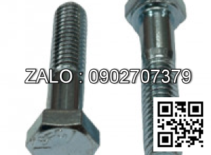 Bulong inox 304 M8x30mm, ren suốt