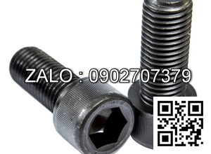 Bulong lục giác M12x65mm, ren lửng, cấp bền 12.9, gồm: long đền vênh