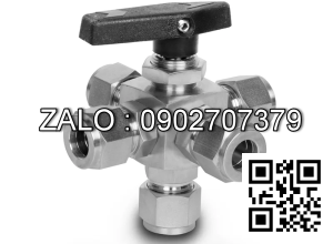 Van bi mạ kẽm 5 ngã DN65