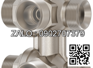 Van bi mạ kẽm ren ngoài 6 ngã DN8