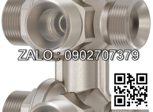 Van bi mạ kẽm ren ngoài 6 ngã DN10