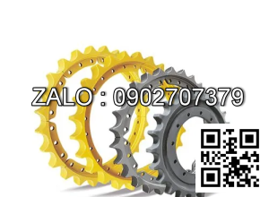 Bánh nhông thép Z=15 răng, bước xích 9.53 mm, đường kính ngoài 51mm, đường kính lỗ phi 17 mm, chiều dày bánh nhông 19mm, rãnh then 5mm, chiều dày đĩa xích 5 mm, bánh nhông có 2 lỗ định vị cố định bằng Bulong M6