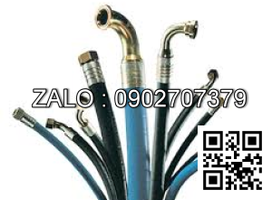 Ống dầu thủy lực phi 1/2 inch đầu lồi dài 1200mm