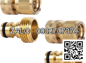 Nối Thẳng M22x1.5 & M22x1.5 lõm chất liệu thau