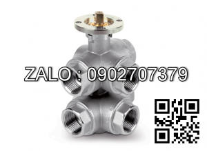 Van bi mạ kẽm ren trong 6 ngã DN8