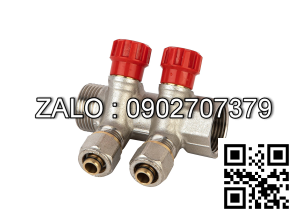 Van bi mạ kẽm ren trong ỏ giữa 5 ngã DN30