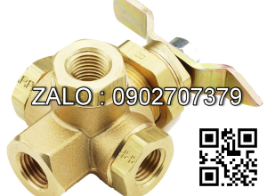 Van bi mạ kẽm ren ngoài ỏ giữa 6 ngã DN15