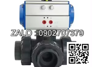 Van bi nhựa điều khí nén 3 ngã DN35