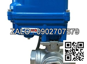 Van Bi Điều Khiển Điện - 220vAC - 24vDC 3 ngã DN50