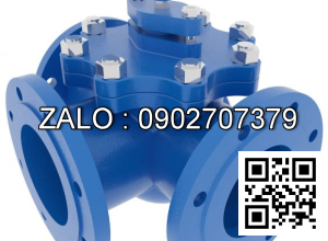 Van bi inox điều khiển khí nén rắc co 3 ngã DN8