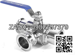 Van bi inox điều khiển điện rắc co 3 ngã DN33